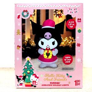 Hello Kitty And Friends KUROMI Christmas Holiday Yard Inflatable 4.5' Airblown